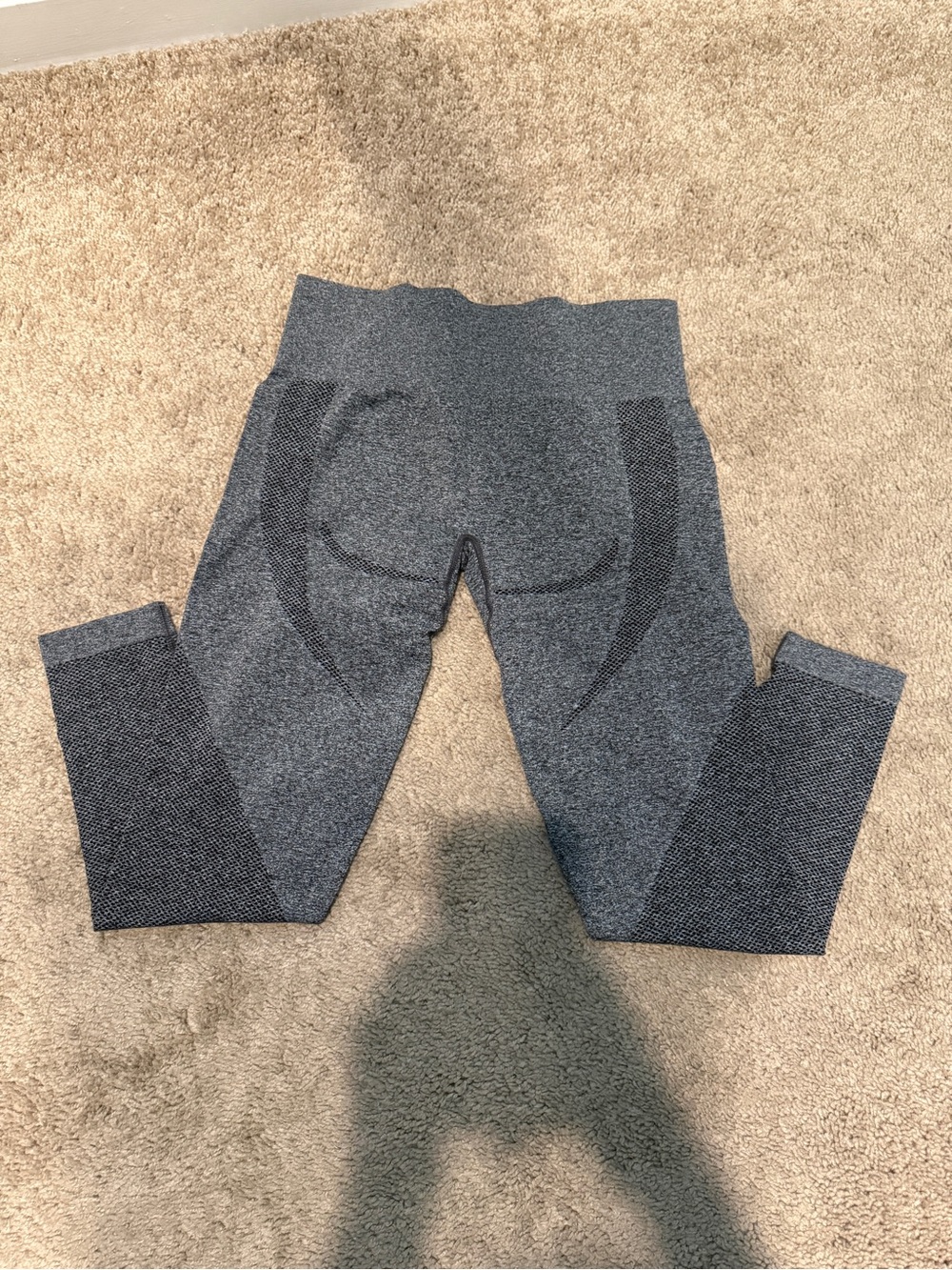 Gray Seamless Active Leggings